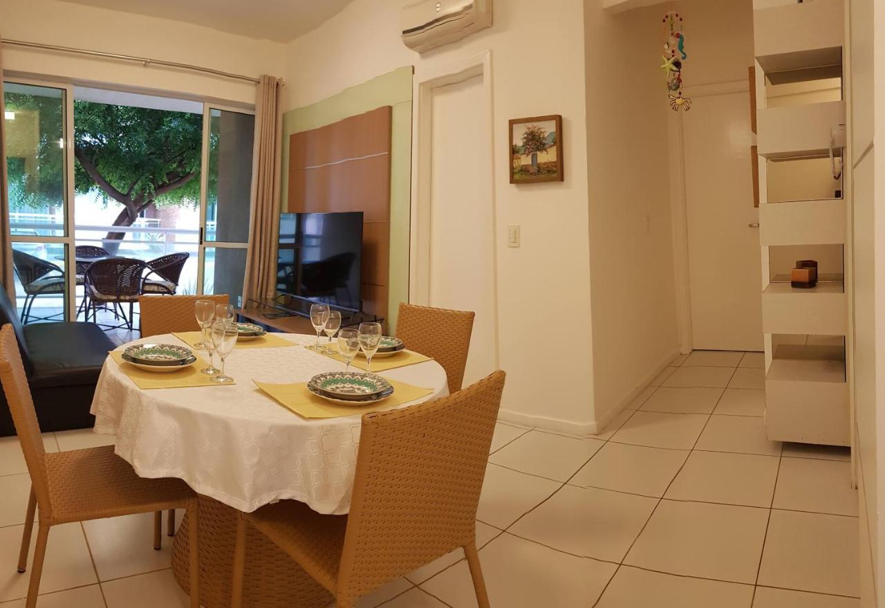 Palm Beach Porto Das Dunas, Apartamento Todo Climatizado Terreo A 350 Metros Beach Park Aquiraz Exterior foto