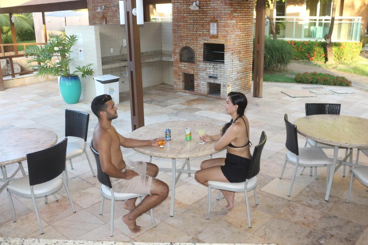 Palm Beach Porto Das Dunas, Apartamento Todo Climatizado Terreo A 350 Metros Beach Park Aquiraz Exterior foto